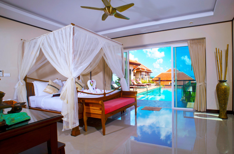 3 Bedroom Option Sea View Villa with Pool at Chaweng Ko Samui