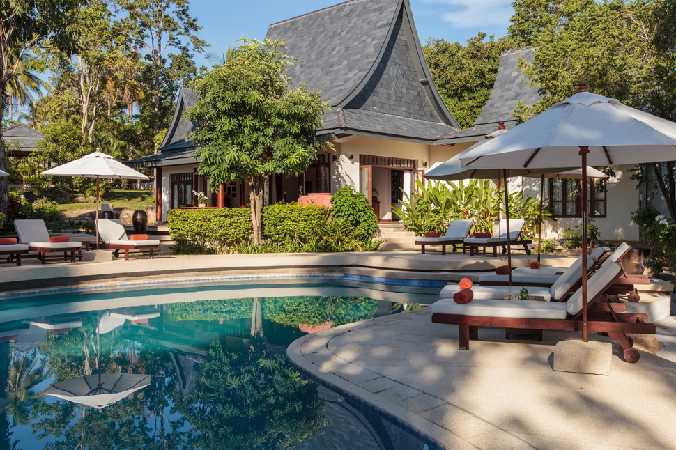  3 Bedroom Option Garden View Villa with Pool at Choeng Mon Koh Samui Thailand