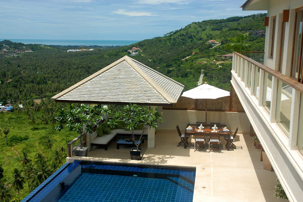 3 Bedroom Option Sea View Villa with Pool at Bophut Koh Samui