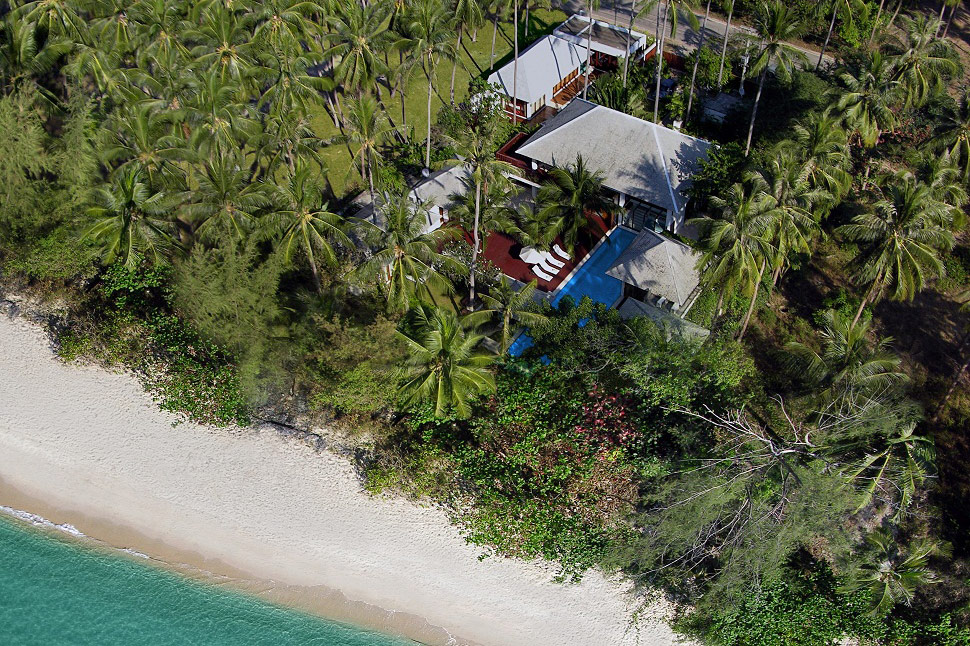5 Bedroom Option Beach Front Villa with Pool at Lipa Noi Koh Samui 