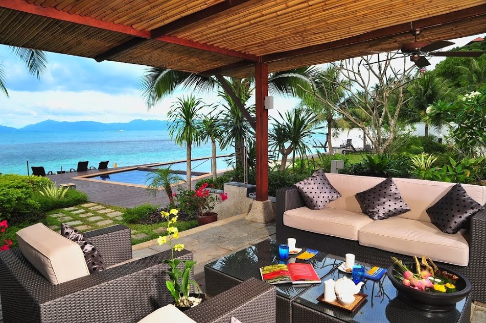 2 Bedroom Option Beach Front Villa with Private Pool at Bang Por Ko Samui