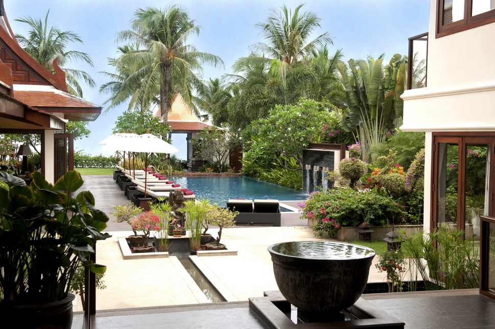 4 Bedroom Option Beach Front Villa with Pool at Lipa Noi Ko Samui Thailand