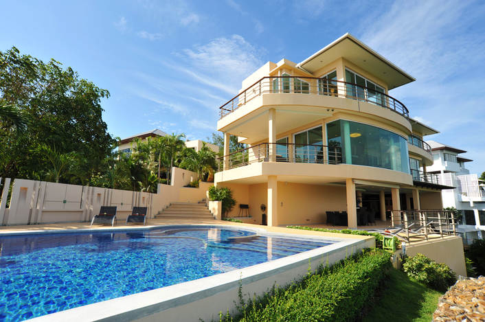 3 Bedroom Option Sea View Villa with Private Pool at Bang Por Samui