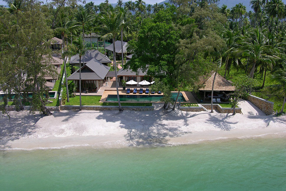 4 Bedroom Option Luxury Beach Front Villa with Private Pool at Lipa Noi Samui