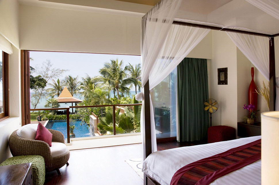 3 Bedroom Option Beach Front Villa with Private Pool at Lipa Noi Koh Samui Thailand
