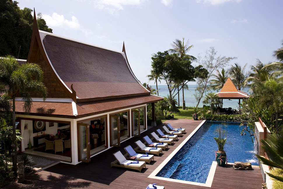 5 Bedroom Beach Front Villa with Private Pool at Lipa Noi Koh Samui Thailand