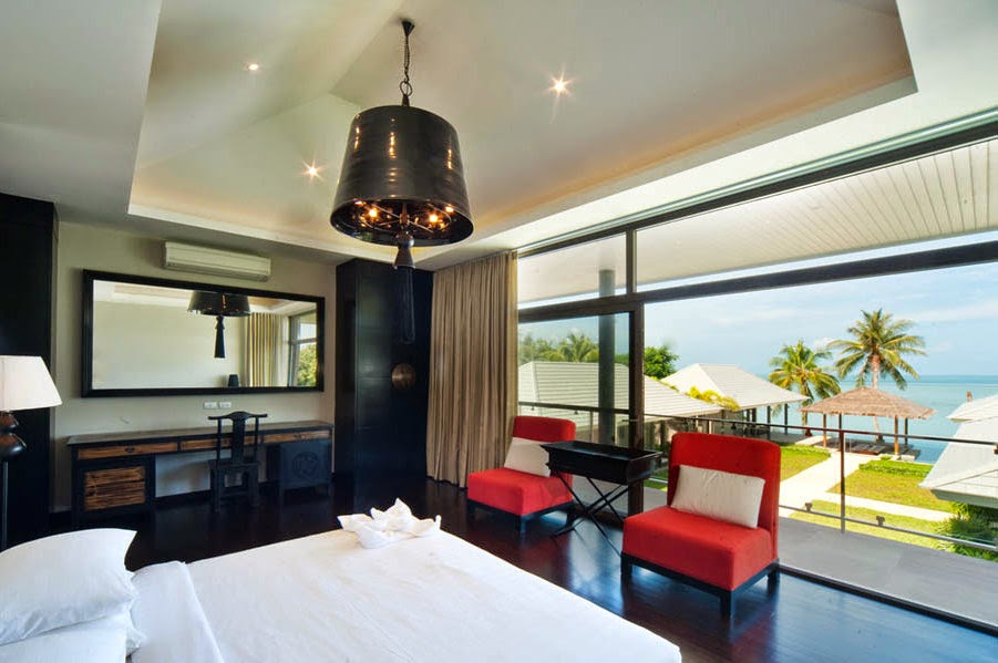 4 Bedroom Option Beach Front Villa with Private Pool at Plai Laem Ko Samui