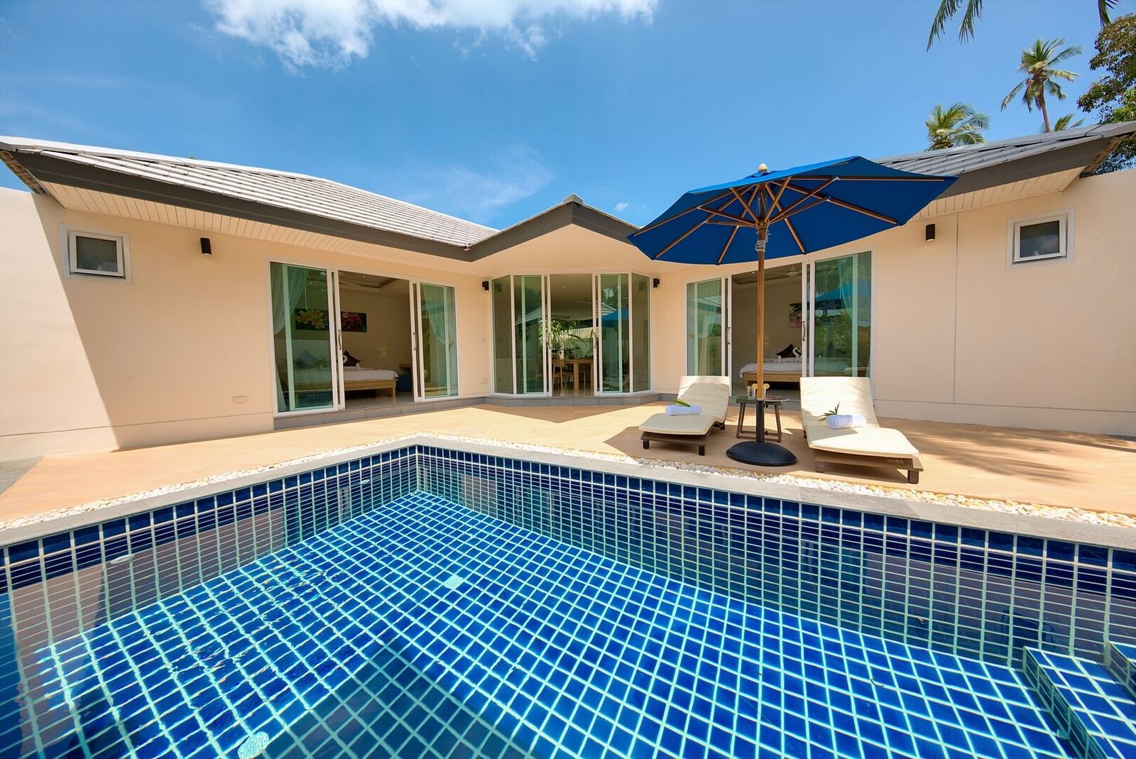 2 Bedroom Garden View Villa with Pool at Lipa Noi Koh Samui	