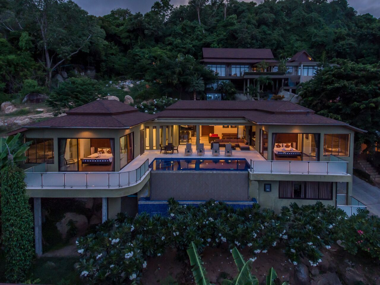 4 Bedroom Sea View Villa with Pool at Lamai Koh Samui