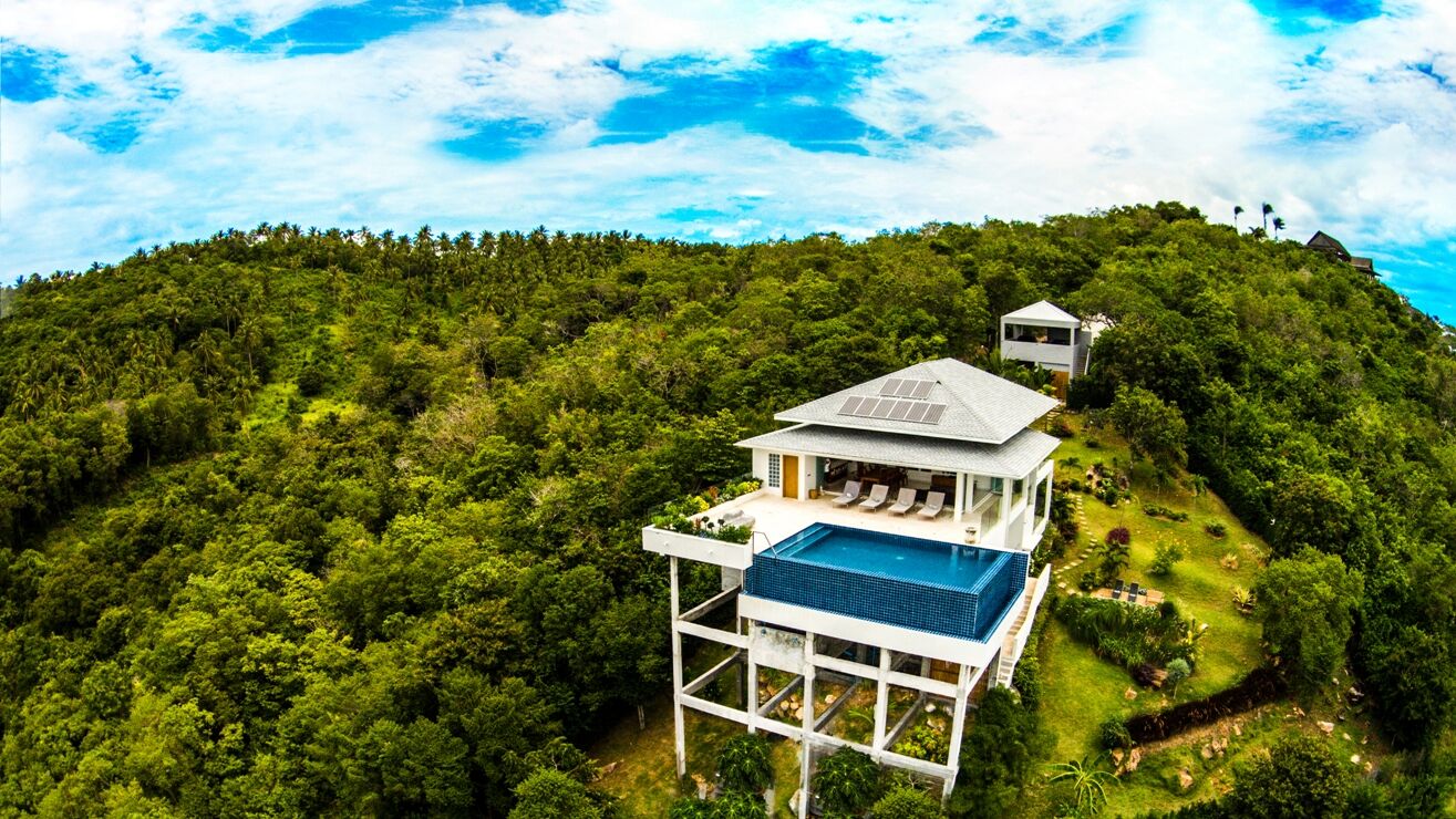 5 Bedroom Sea View Villa with Private Pool at Bophut Hills Ko Samui	