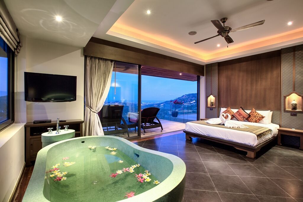 3 Bedroom Option Sea View Villa with Private Pool at Bophut Hills Koh Samui