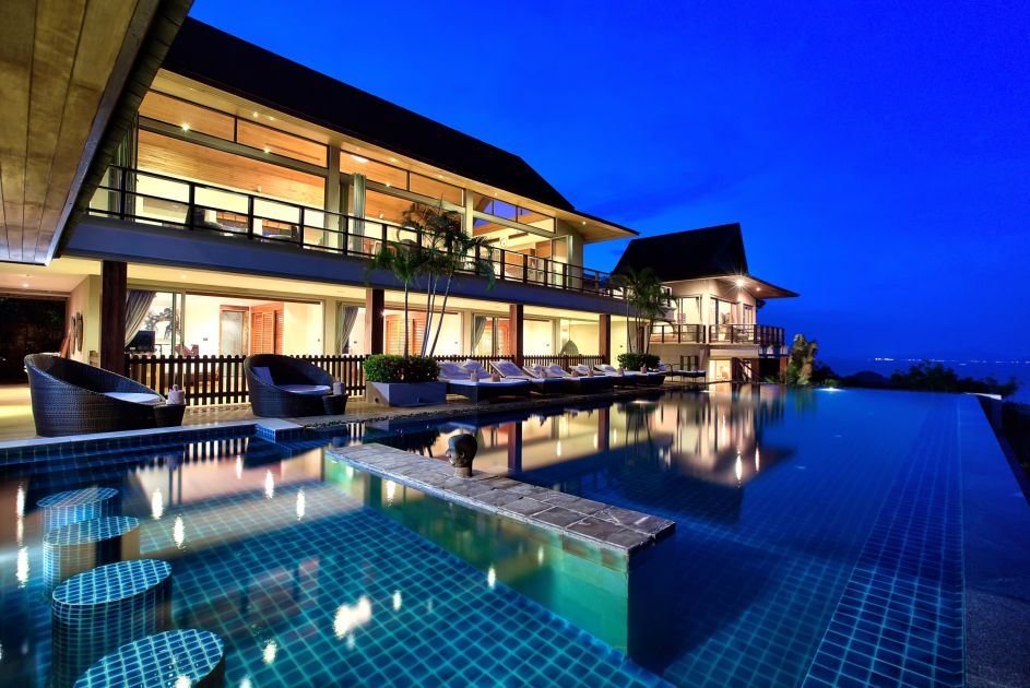 3 Bedroom Option Sea View Villa with Private Pool at Bophut Samui