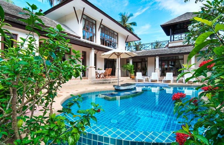 One 3 and One 4 Bedroom Side by Side Villas at Bang Por Koh Samui 