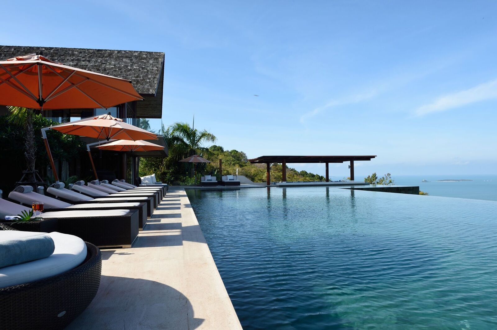6 Bedroom Sea View Villa with Infinity Pool at Bophut Ko Samui	