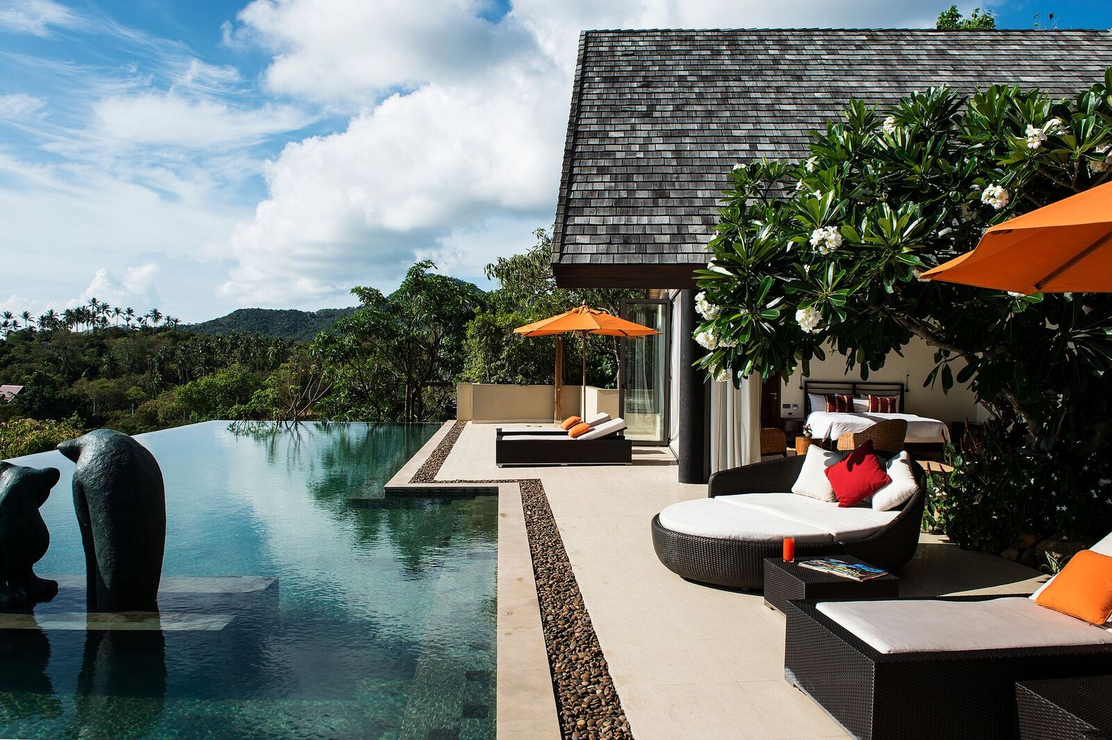 4 Bedroom Sea View Villa with Infinity Pool at Bophut Ko Samui	