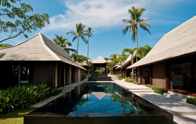 3 Bedroom Option Beach Front Villa with Infinity Pool at Lipa Noi Koh Samui	