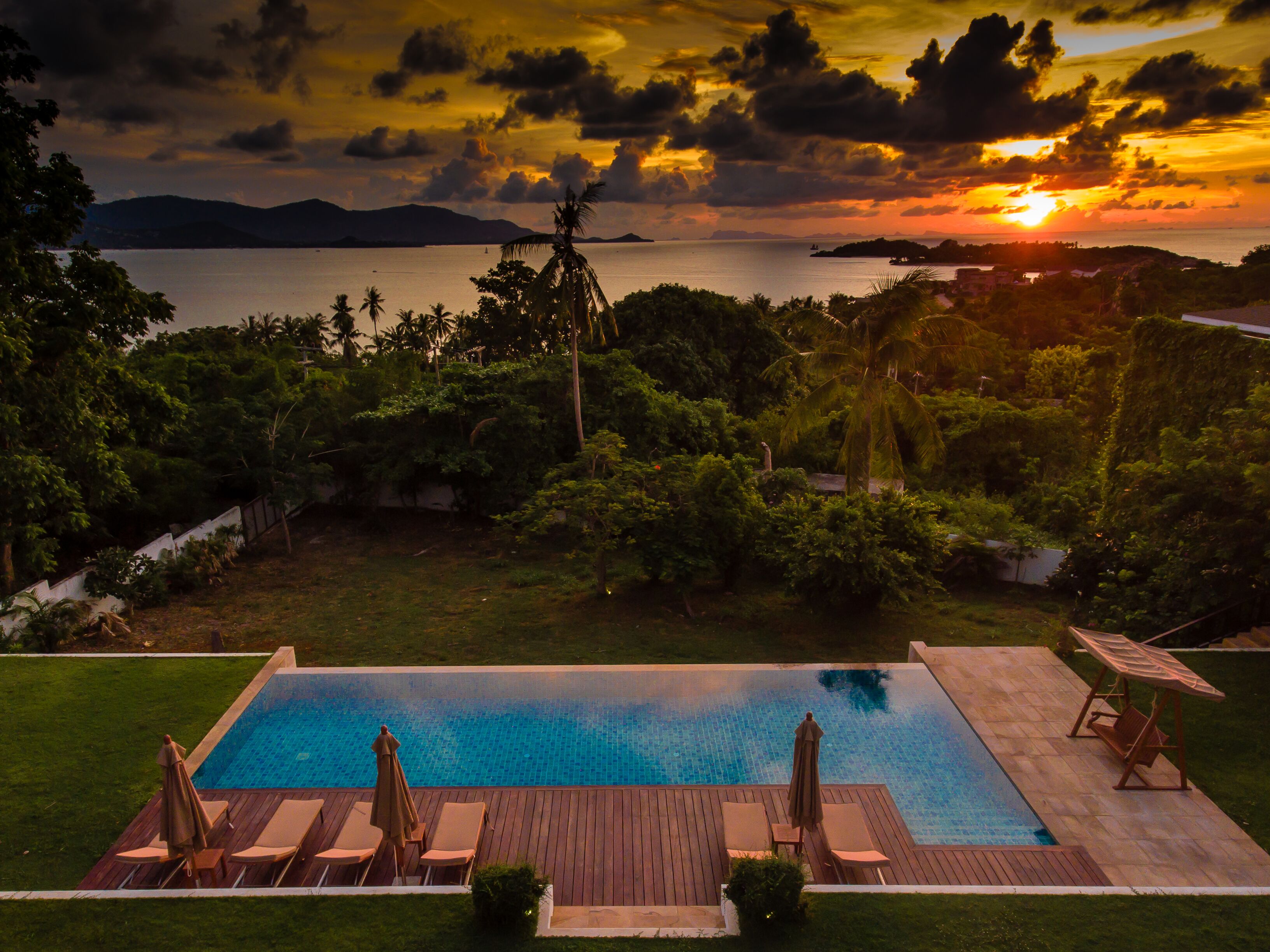 2 Bedroom Option Sea View Villa with Private Pool at Tongson Bay Koh Samui