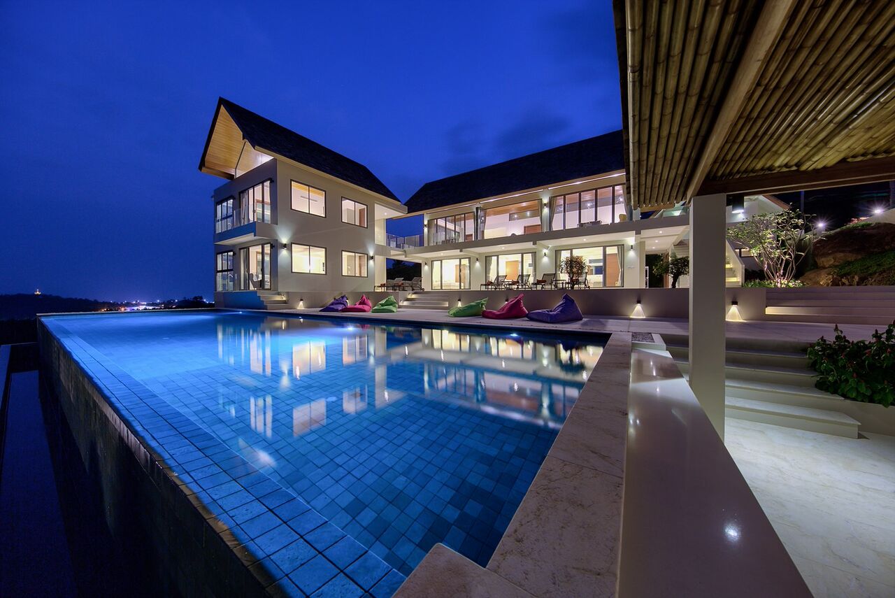 2 Bedroom Option Sea View Villa with Infinity Pool at Bophut Koh Samui