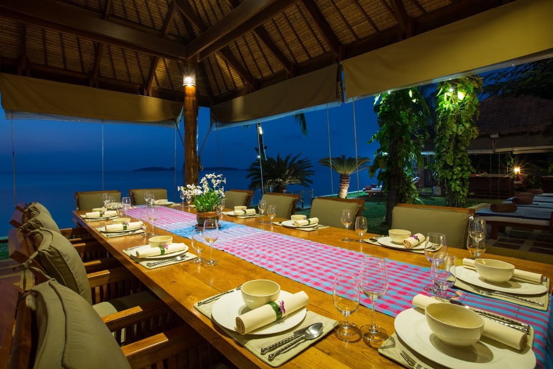 3 Bedroom Option Beach Front Villa with Private Pool at Plai Laem Koh Samui