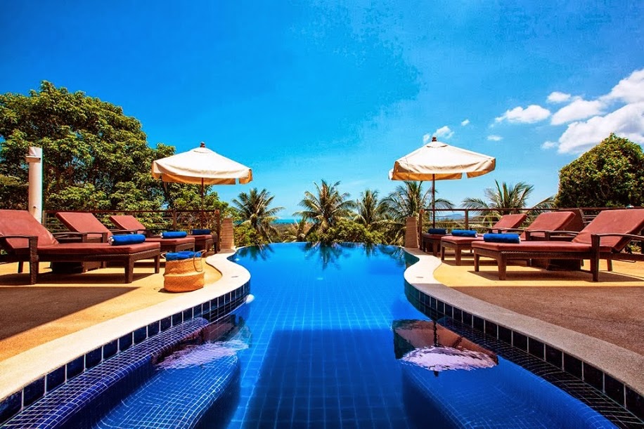 3 Bedroom Option Sea View Villa with Private Pool at Bang Por Koh Samui