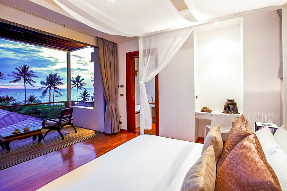 4 Bedroom Option Luxury Beach Front Villa with Private Pool at Lipa Noi Koh Samui