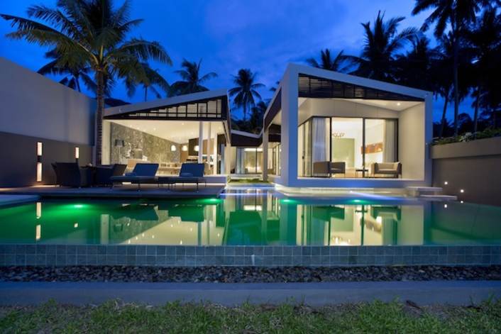 3 Bedroom Beach Front Villa with Private Pool at Bang Por Koh Samui Thailand
