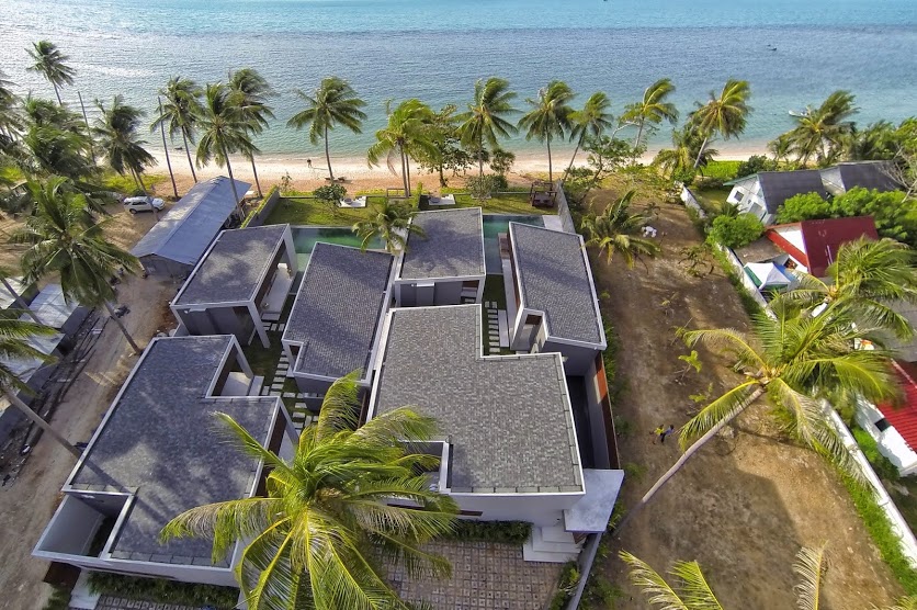 3 Bedroom Beach Front Villa with Private Pool at Bang Por Ko Samui Thailand