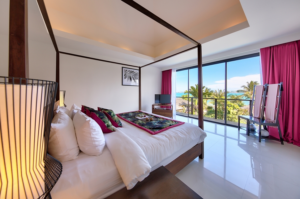 3 Bedroom Sea View Villa with Pool at Bophut Ko Samui Thailand