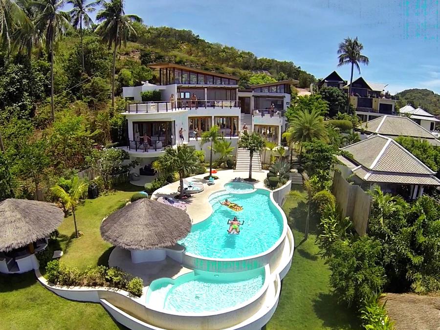 3 Bedroom Option Sea View Villa with Private Pool at Bophut Koh Samui Thailand
