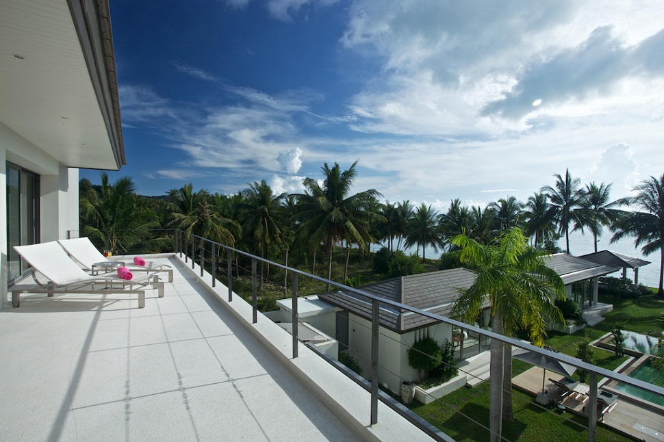 4 Bedroom Option Beach Front Villa with Private Pool at Taling Ngam Ko Samui Thailand