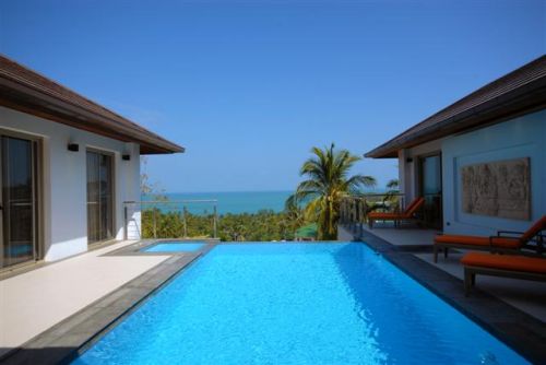 3 Bedroom Sea View Villa with Private Pool at Choeng Mon Samui