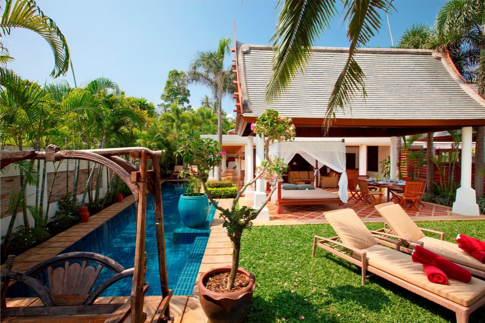 3 Bedroom Option Luxury Beach Front Villa with Private Pool at Maenam Ko Samui