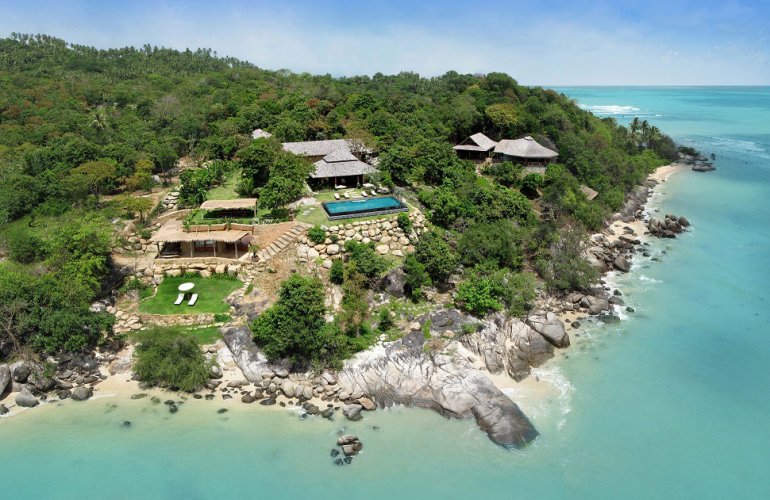 7 Bedroom Beach Front Villa with Private Pool at Laem Sett Koh Samui