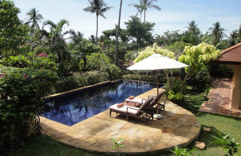3 Bedroom Garden View Villa with Private Pool at Choeng Mon Samui