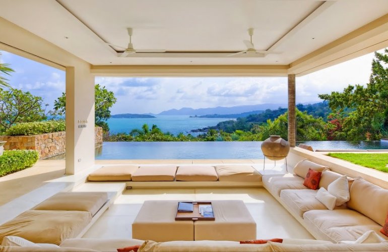 Five Bedroom Sea View Villa with Private Pool at Choeng Mon Koh Samui 