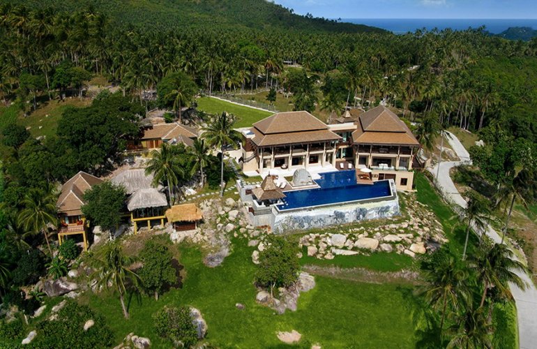 6 Bedroom Sea View Villa with Private Pool at Taling Ngam Samui