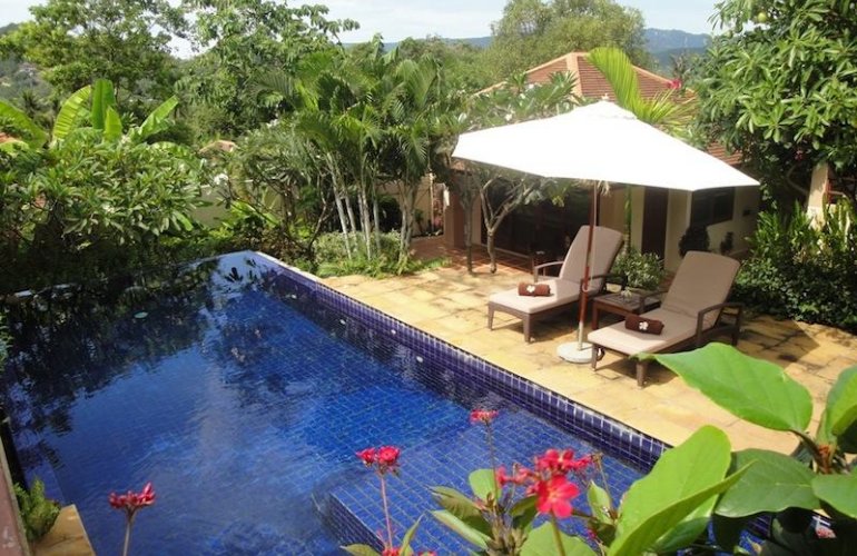 3 Bedroom Garden View Villa with Pool at Choeng Mon Samui Thailand 