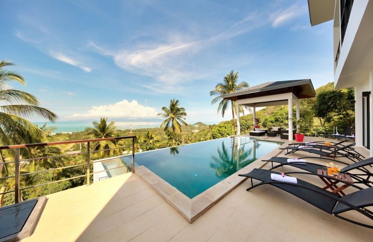 4 Bedroom Sea View Villa with Private Pool at Maenam Ko Samui	