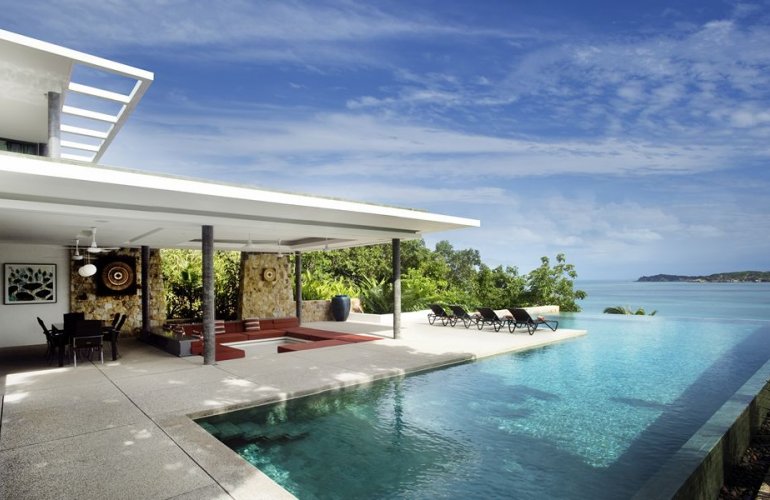4 Bedroom Sea View Villa with Pool at Choeng Mon Samui